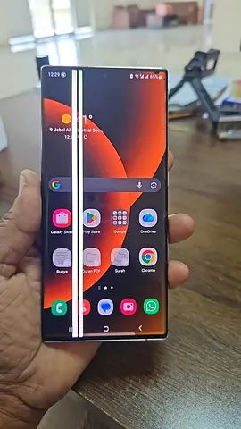 Samsung Note 20 Ultra 12gb 128gb with Display crack  Line