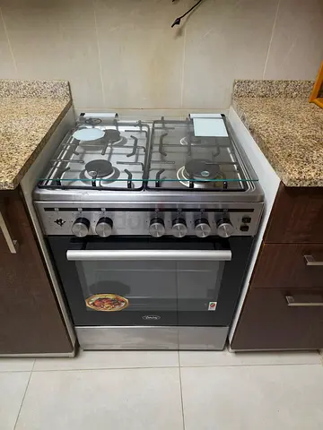 Stainless Steel Gas Cooker with Oven - Good Condition