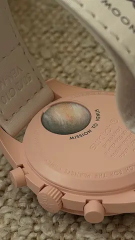 Used Fossil Mission to Venus Pink Chronograph Watch - Good Condition