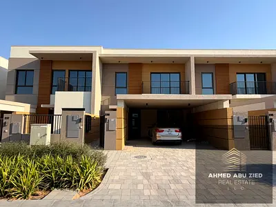Modern 4-bedroom townhouse with central air conditioning available for annual rent in Azha communit