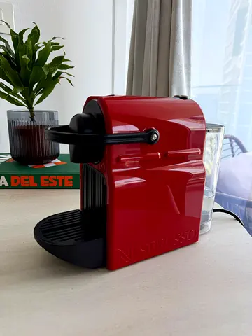 Red Nespresso Capsule Coffee Machine - Good Condition