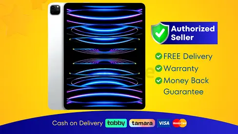 Apple iPad Pro (3rd Gen), 256GB - 12.9 Screen - Cellular, Silver - 30717 | Used | 01 Month Warranty