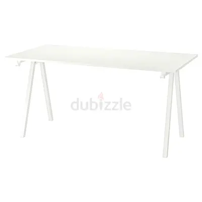Desk, 160x80, Trotten (IKEA) / Grey