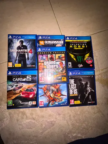 PS4 rare CD’s + GTA 5 premium edition