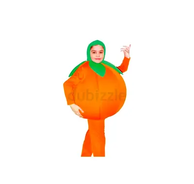 Orange fruit costume dhs 30
