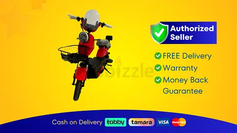 Wind Horse Electric Scooter 500W 45KM Range 40KM Speed, M6 - Red | Brand New | 06 Month Warranty | F