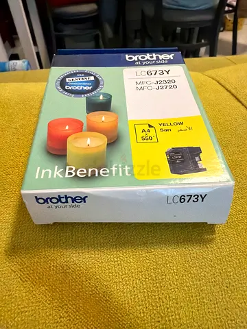 Brother LC673 Yellow Ink Cartridge (sealed box)