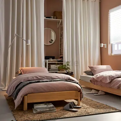 IKEA Pine double/Single Bed Frame - Solid Wood