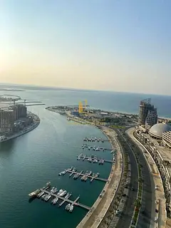 Luxury Apartment for Sale in The Beach Tower 1 with Stunning Panoramic View of Al Khan Lagoon