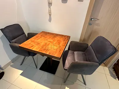 Table with two armchairs