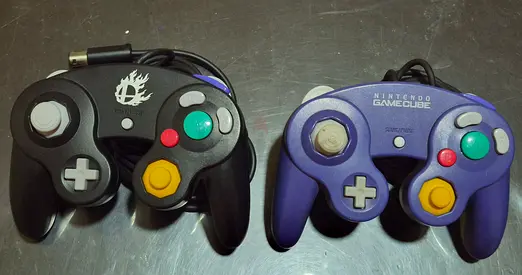 2 Nintendo Gamecube original controllers with delivery