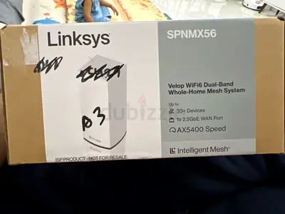 Linksys Velop WiFi6 Dual-Band Mesh Router (SPNMX56) - New/Boxed