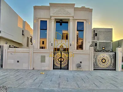 Own your dream villa Classic design with roof registration fees included Close to the mosque and ne