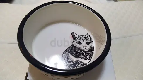 Ceramic Cat Design Serving Bowl -new