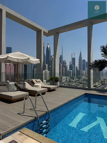 Fully Furnished Studio | Huge Terrace | Hyde Walk Residence | Downtown City View