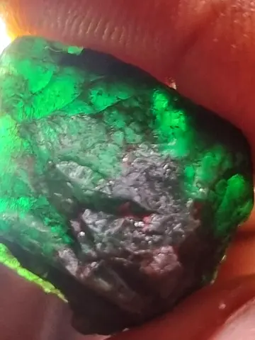 Deep green Zambia emerald