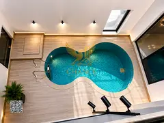 Luxury Corner Villa for Sale in Al Zahya, Ajman | Panoramic Swimming Pool | 5 Master Bedrooms | Spac