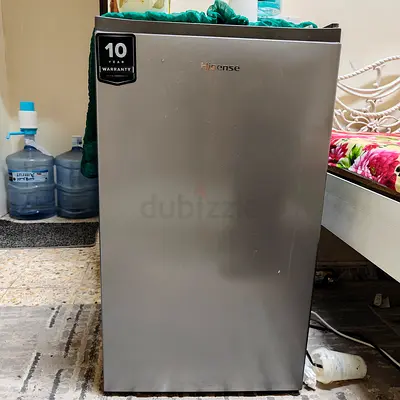 Hisense Single Door Refrigerator - Compact Silver, Good Condition. Brand new - 5 months only used