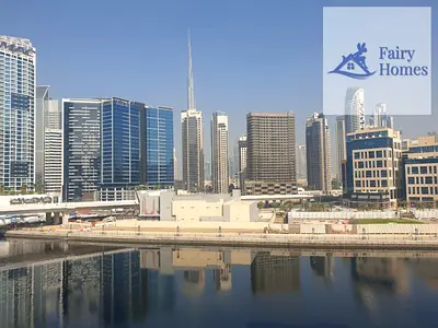 إطلالة على القناة والمارينا | شقة بغرفة نوم واحدة | شرفة | Mayfair Residency