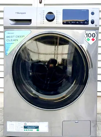 8kg Washing Machine Bompani front-load - stainless steel, good condition