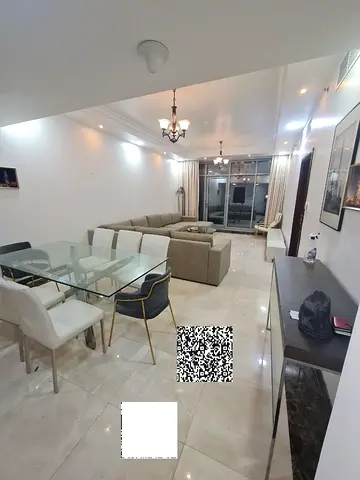 a luxury duplex apartment in super deluxe style at Ajman Corniche Residence.