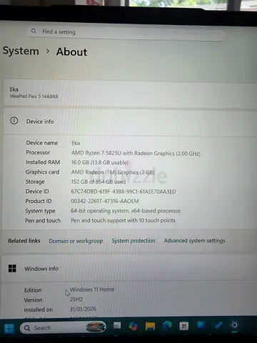 Lenovo Ideapad Flex 5 - Ryzen 7 (2GB AMD GPU) - 16GB RAM - 1TB SSD