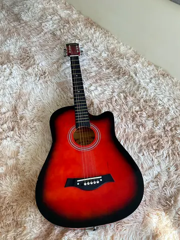Sunburst Acoustic Guitar