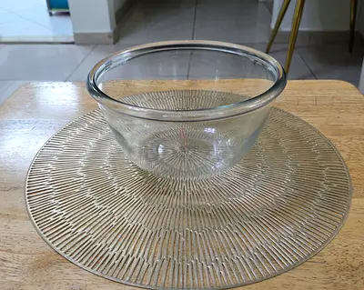Serving Glass Bowl 🥣 (Microwave Safe )