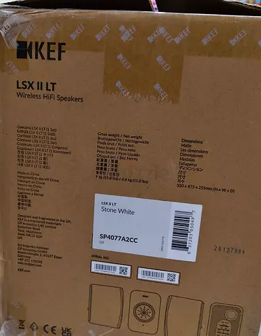 KEF LSX II LT Wireless HiFi Speakers Brand New With Warranty