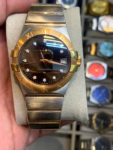 Omega Constellation Two-Tone Mens Master Quality Watch