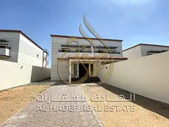 Two-story villa for annual rent, featuring 4 bedrooms, a majlis, a storage room, a kitchen, a laundr