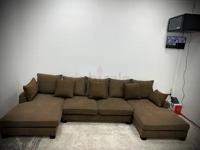 Like new condition the one brand Ushape sofa