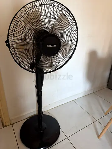 Black Pedestal Standing Fan - Not Working anyone want can take it for free .