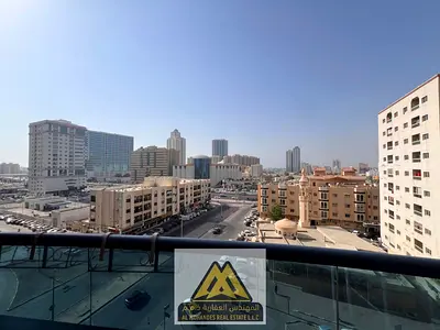 3-bedroom apartment with a living room for annual rent in Al Nuaimiya Towers – Al Nuaimiya 1 | Spacious and prime location