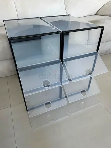 6 pcs - Transparent Shoe Organizer