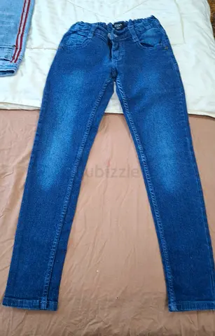 Girls/Youth Dark Blue Stretch Denim Jeans - Size Noted in Photos