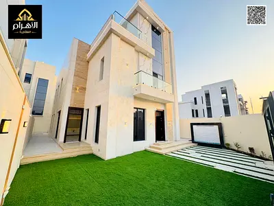 للبيع فيلا بعجمان في الحليو شامل رسوم التسجيل تتكون من 5 غرف ماستر مجلس و2صالة وغرفة خدامة وروف تمليك حر لجميع الجنسيات وأمكانية التمويل البنكي