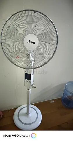 Ikon Standing Pedestal Fan with Adjustable Height