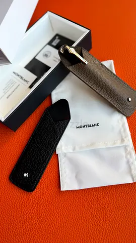 Montblanc Leather pen Holder with Box and Pouch