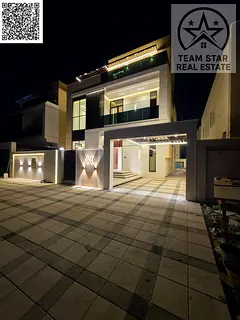 Luxury villa for rent - 5 rooms - swimming pool - roof - in Al-Haliyo 2 area