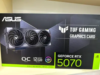 ASUS TUF Gaming GeForce RTX 5070 12GB OC Graphics Card (Brand New Box)
