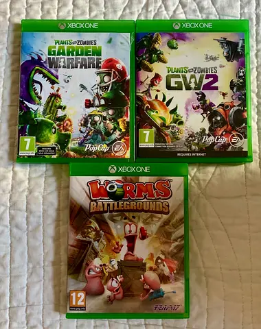 PLANTS vs ZOMBIES, WORMS BATTLEGROUNDS, PLANTS vs ZOMBIES GW2