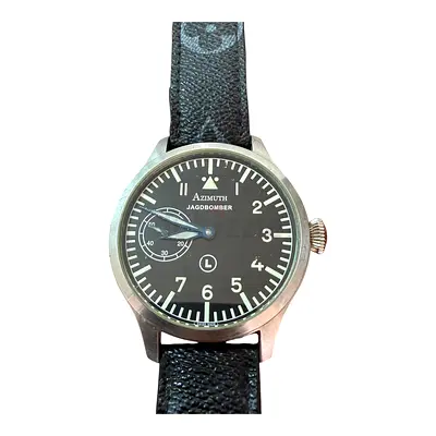 Azimuth Jagdbomber Manual Wind. Has a Unitas 6497-1 movement.