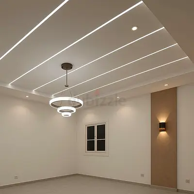 Modern False Ceiling Installation Gypsum Ceiling Dubai