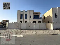 Villa for sale in Ajman, Al Helio area, including registration. It consists of 5 master bedrooms, a 