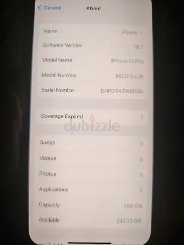 iPhone 12 Pro 256GB - Good Condition, UAE