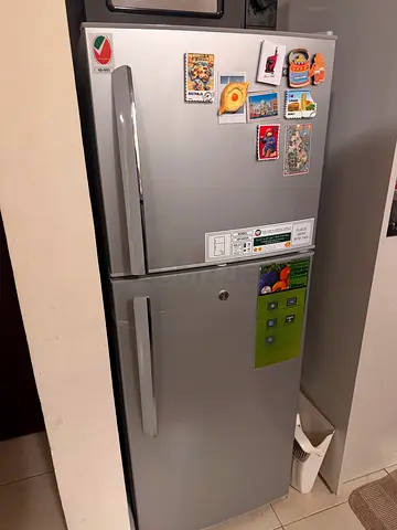 Nobel Silver Double-Door Refrigerator - excellent Condition