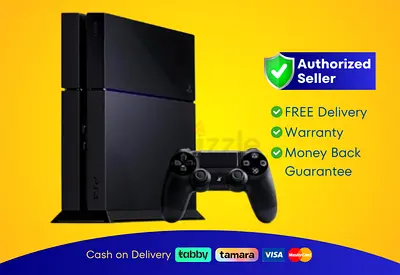 Sony PlayStation 4 - Fat - Black - 500GB | Brand New | 01 Month Warranty | FREE  Delivery