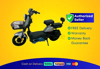 Wind Horse Electric Scooter 500W 45KM Range 40KM Speed, M6 - Grey | Brand New | 06 Month Warranty |
