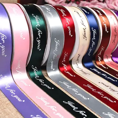 Assorted Satin Gift Ribbons - Various Colors, New